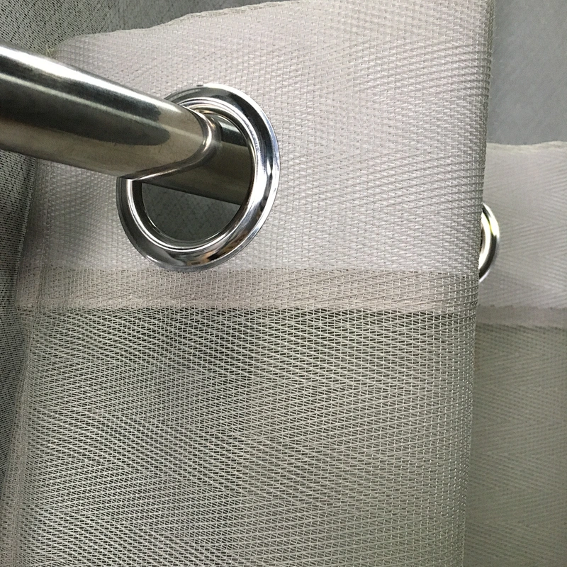 light fabric polyester fashion design  sheer window grommets curtains