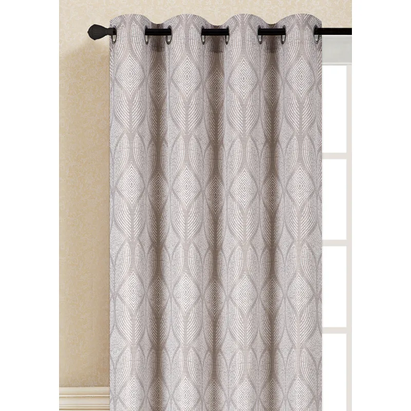 Luxury fancy designs window jacquard curtains for the living room  with good quality