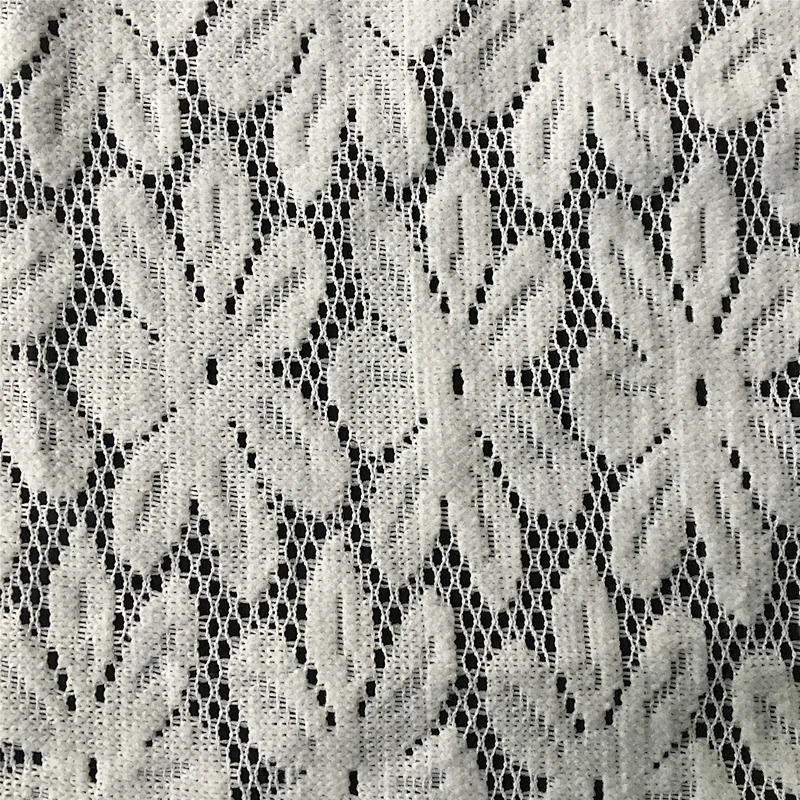 Ready Made  Classic Bestseller White Mesh Hollow Lace Window Curtain For Bedroom