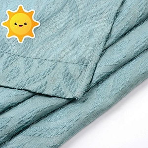 Hot sale grommet jacquard curtain fabric Polyester Made In China Low Price