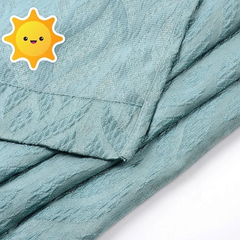 Hot sale grommet jacquard curtain fabric Polyester Made In China Low Price