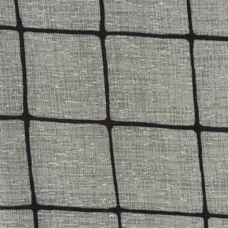 100% polyester modern style esd strip curtain stripe sheer curtain fabric made in china