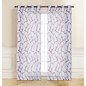 Ready made rainbow colored curtain sheer curtain romantic and elegant in the lowest price