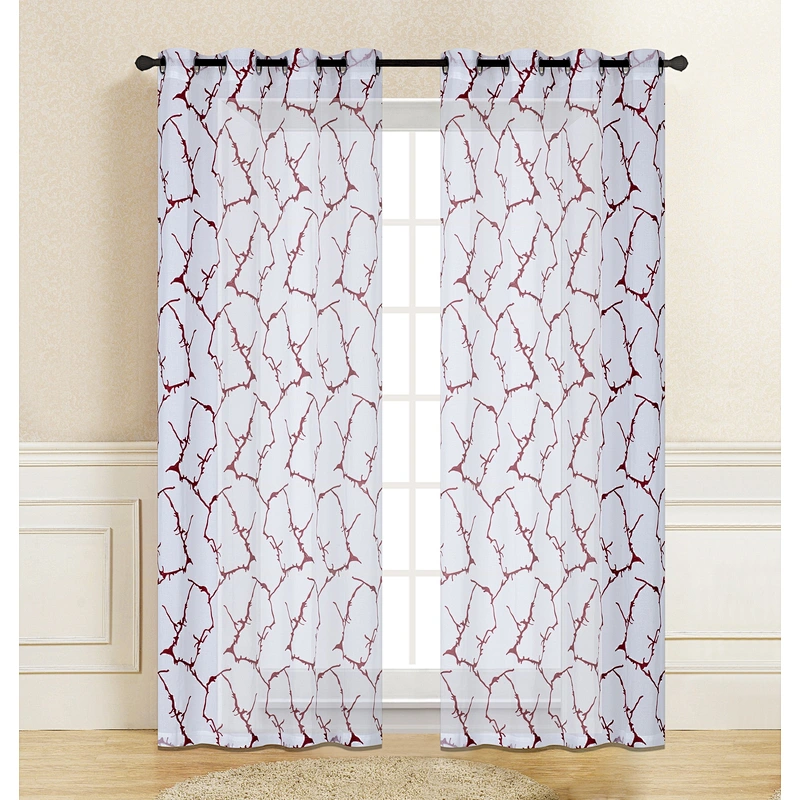 Ready made rainbow colored curtain sheer curtain romantic and elegant in the lowest price
