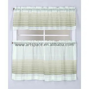 Factory outlet kitchen curtain cloth handmade curtains with price