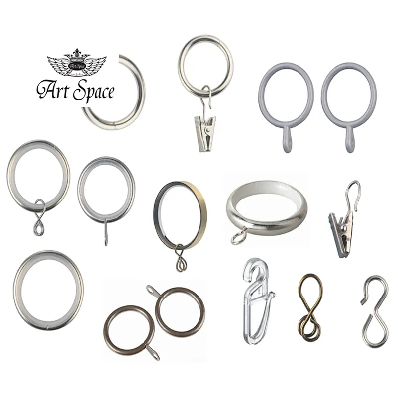 Curtain metal ring hook clip ring eyelet ring