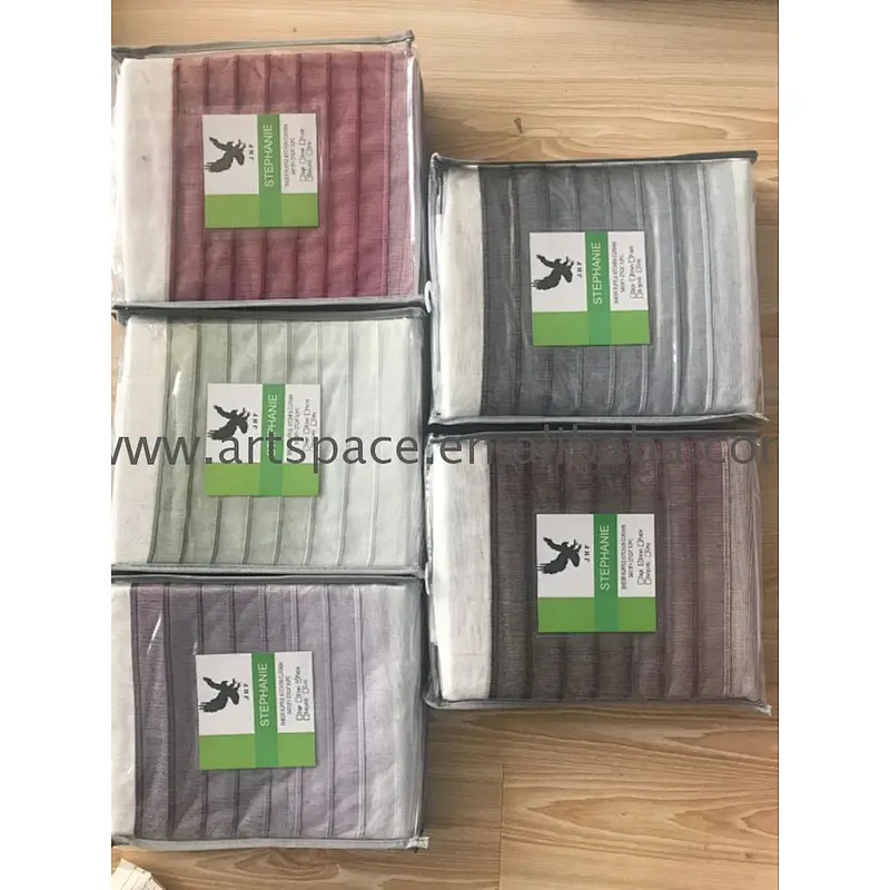 Factory outlet kitchen curtain cloth handmade curtains with price