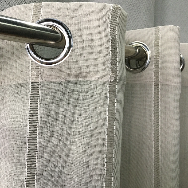 2020  hot sale classic sheer window curtains stripe design pattern