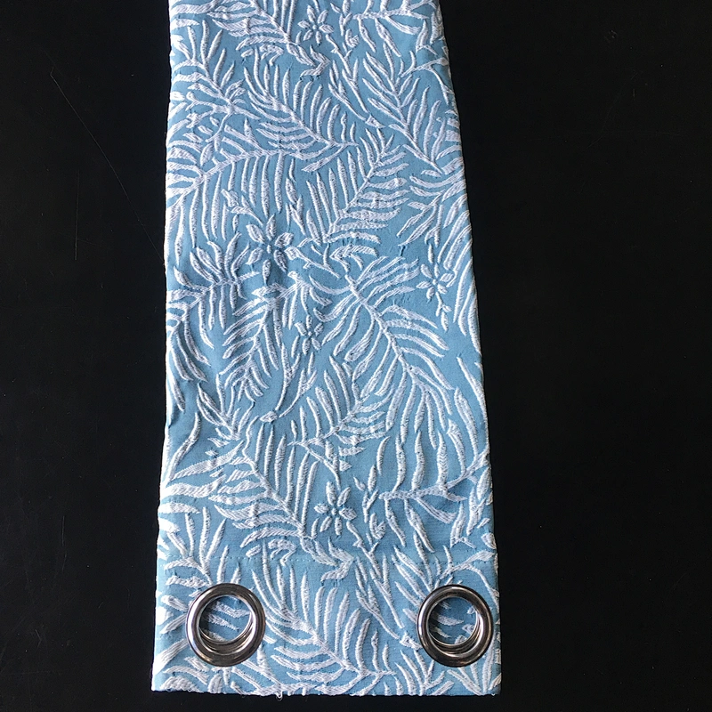 Low price jacquard window curtain for hotel polyester fabric fabrics in stock