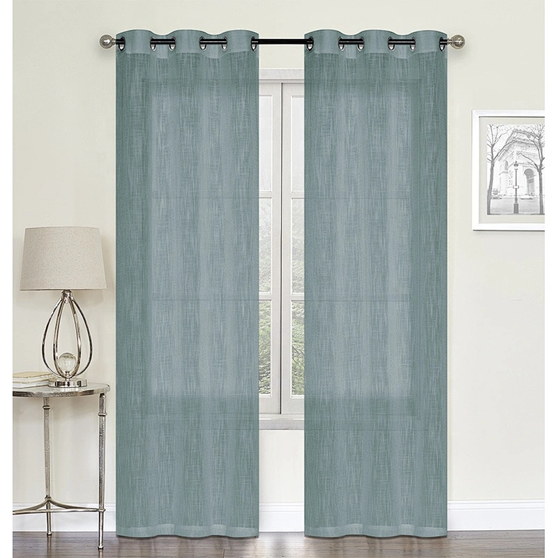 Wholesale Ready Made Designs Polyester Foil Print Sheer Cartain For Window For Hotel Office Hospital Living Room