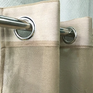 light fabric polyester fashion design  sheer window grommets curtains