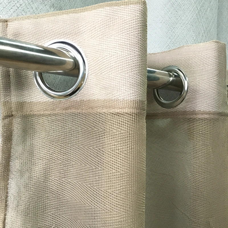 light fabric polyester fashion design  sheer window grommets curtains
