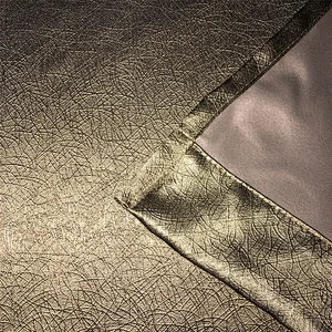 chinese factory portable blackout curtain polyester eyelet pattern in stock