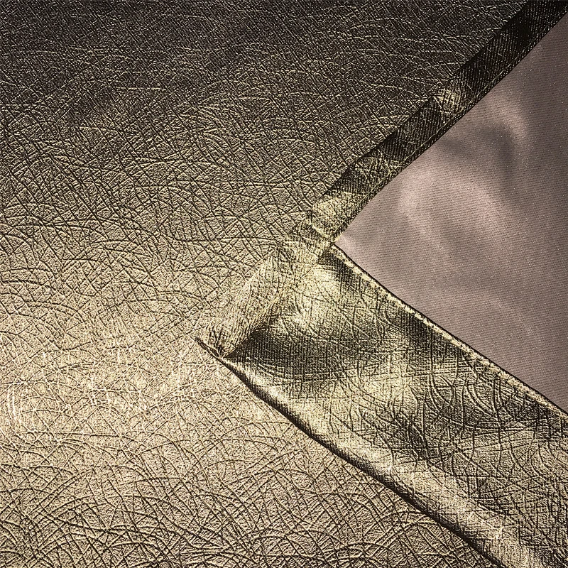 chinese factory portable blackout curtain polyester eyelet pattern in stock
