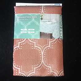 Custom table dining tablecloth polyester fabric rectangle table cloth with Modern Design