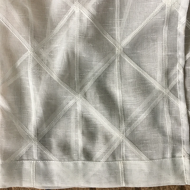 Ready made luxury hotel sheer fabric romantic and elegant curtains