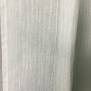 2020 new style stripe  cotton linen look grommets  window sheer window curtain
