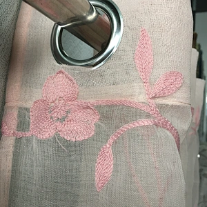 china supplier flower curtain decoration  sheer curtains for the living room