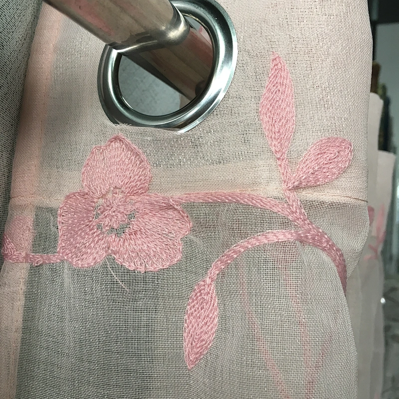 china supplier flower curtain decoration  sheer curtains for the living room