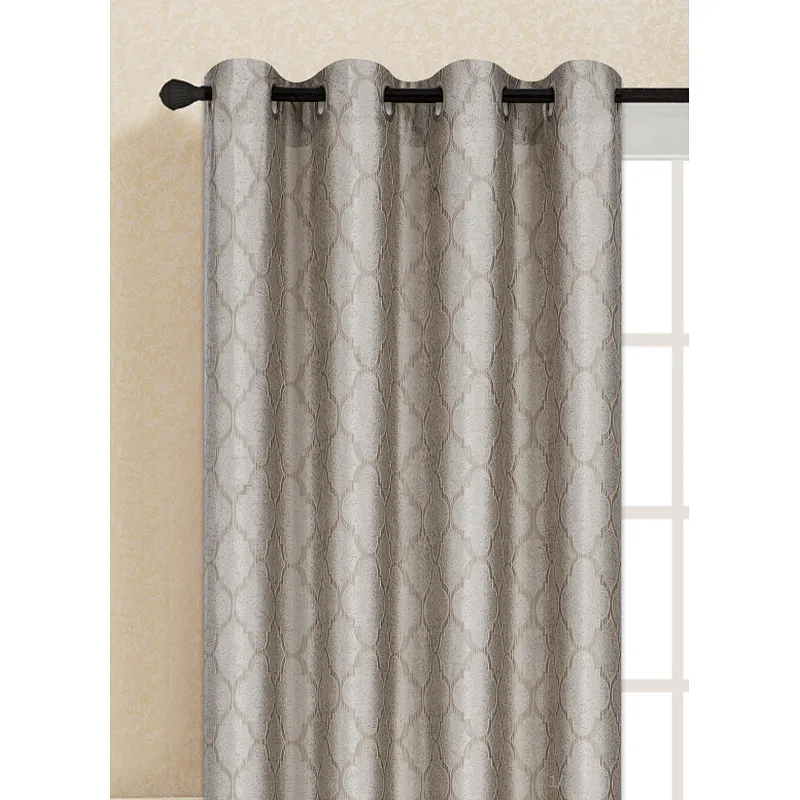 The newest woven curtain fabrics 100% polyester jacquard curtains  with good price