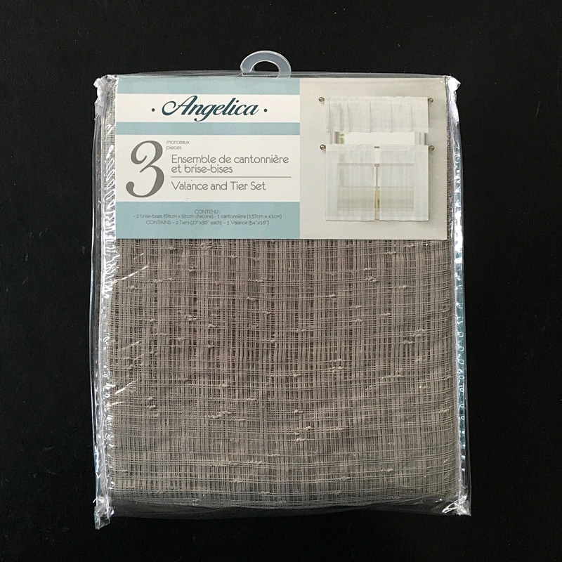 New design kitchen curtain polyester in stock from china