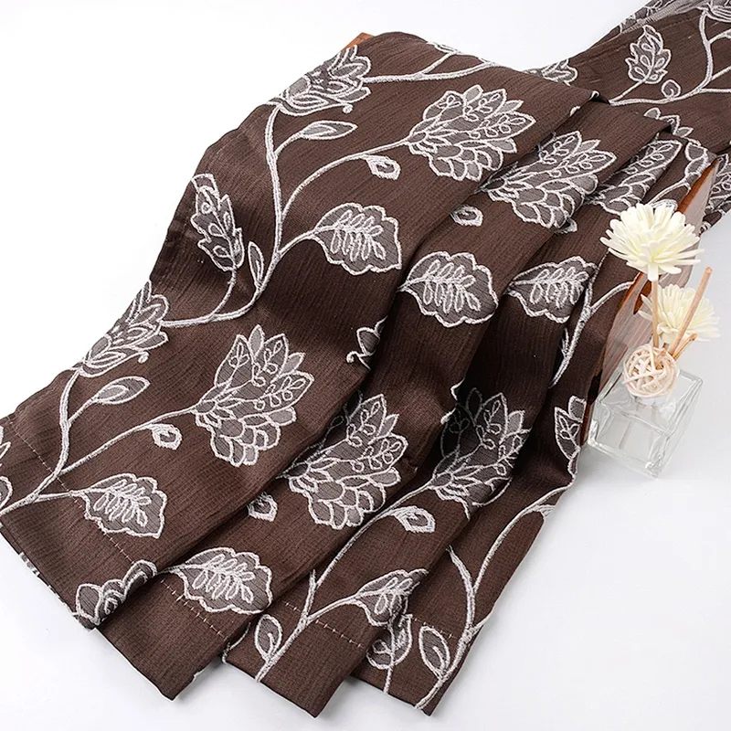 Factory made Jacquard Window Curtains for living room with best price and best quality
