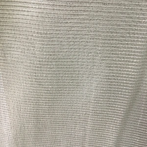 home textile  polyester stripe linen looked window sheer  curtains for living room