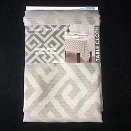 american style protective custom logo classic geometric rectangular dining table cloth