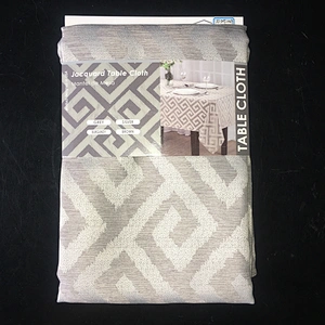 american style protective custom logo classic geometric rectangular dining table cloth