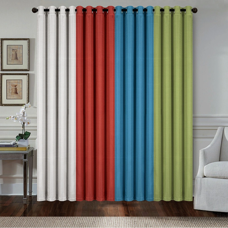 Living room acoustic curtain blackout curtain 100% polyester with high quality