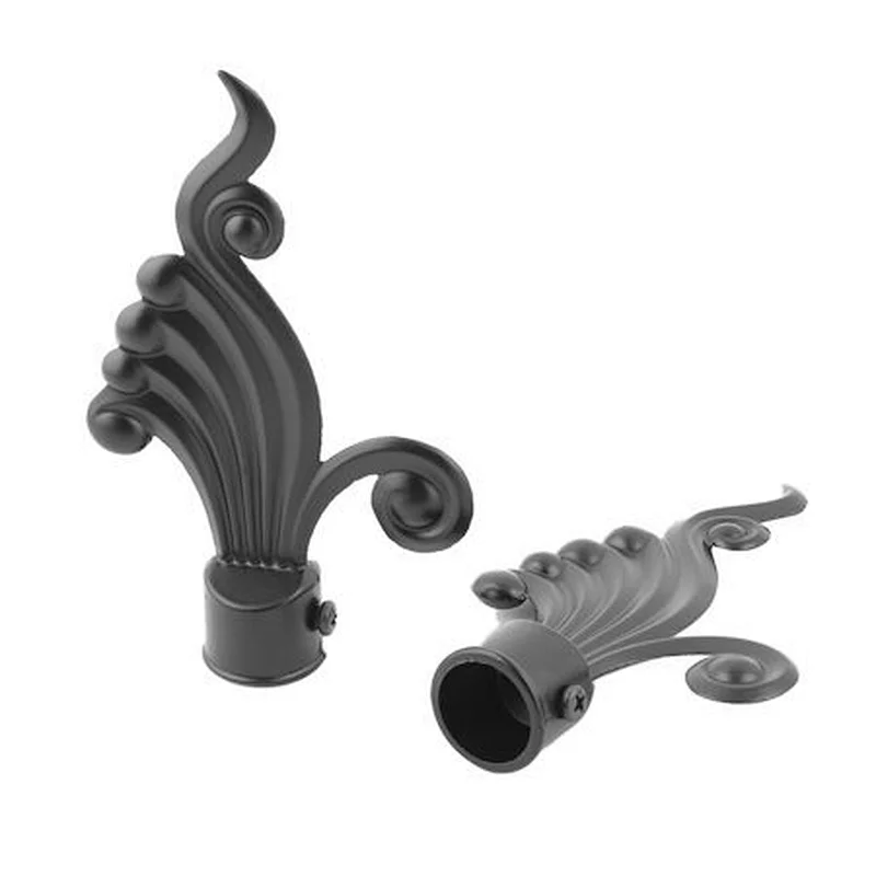 Home Finial Adjustable Modern Curtain Rod