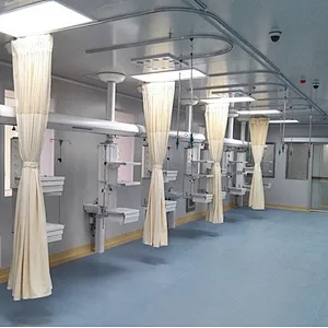 hot sale partition half shading fire retardant medical curtains in low price