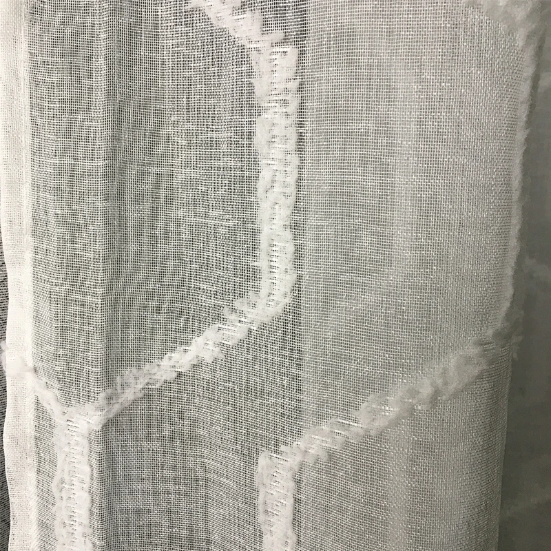 Popular sheer curtain panel and fabric for hotel and home china manufacturer