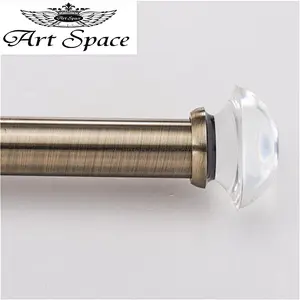 Factory direct supply curtain rod bracket plastic curtain accessories rod curtain iron rod Connector compatible