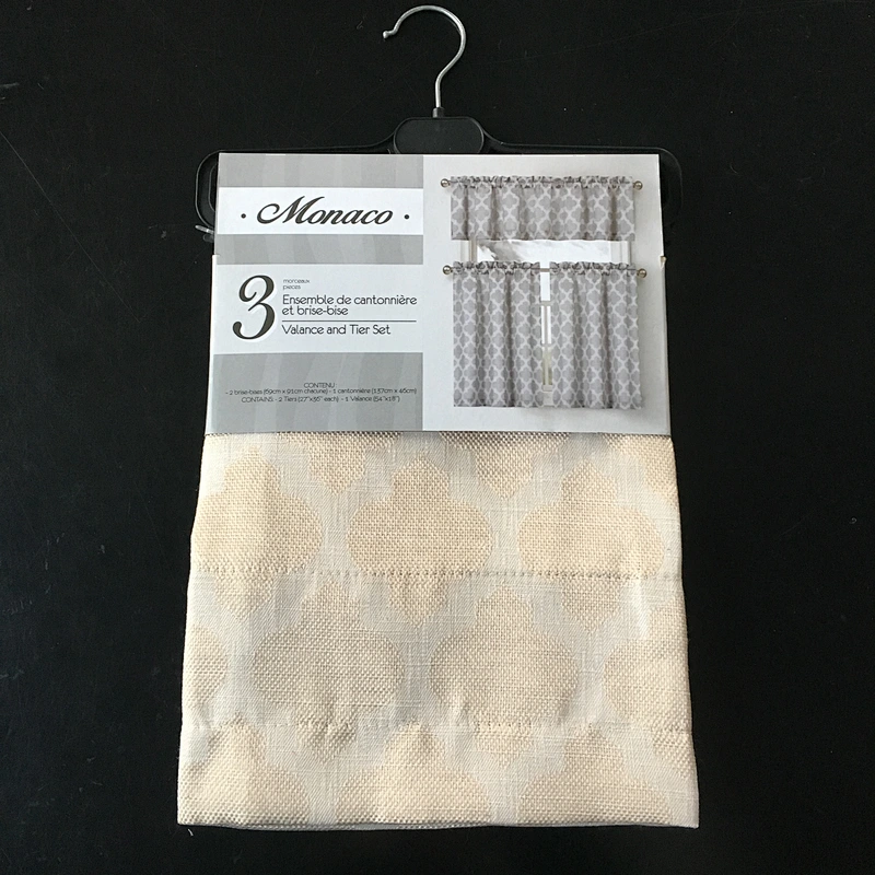 2020 new design kitchen curtain 100% polyester in stock