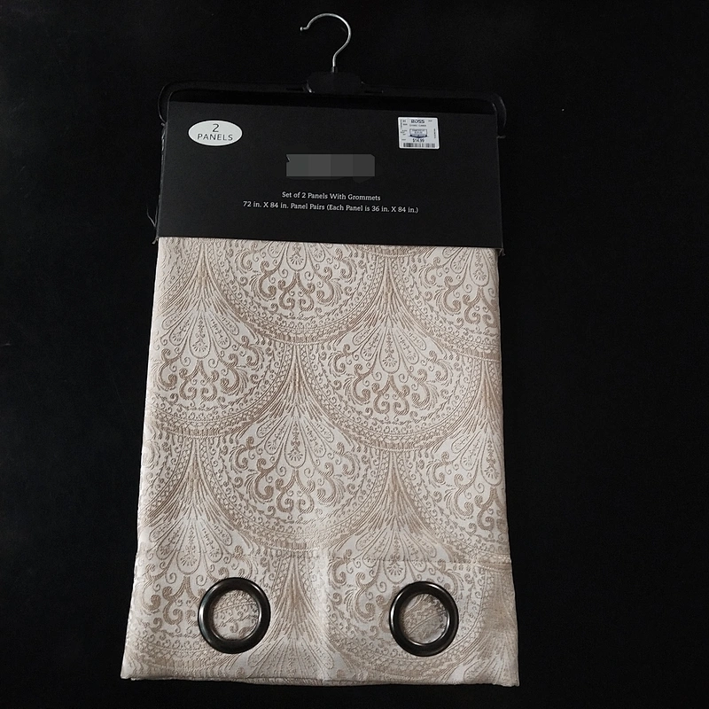 Cheap factory price ready made jacquard  curtains new design for sale