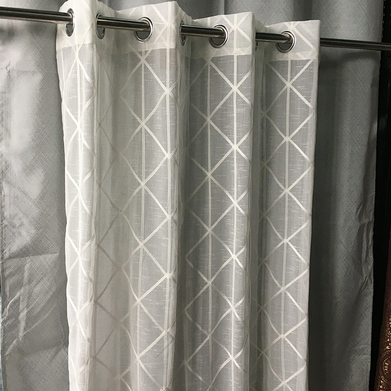Ready made luxury hotel sheer fabric romantic and elegant curtains