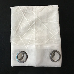 100% polyester embroidery curtain for living room curtains with good service