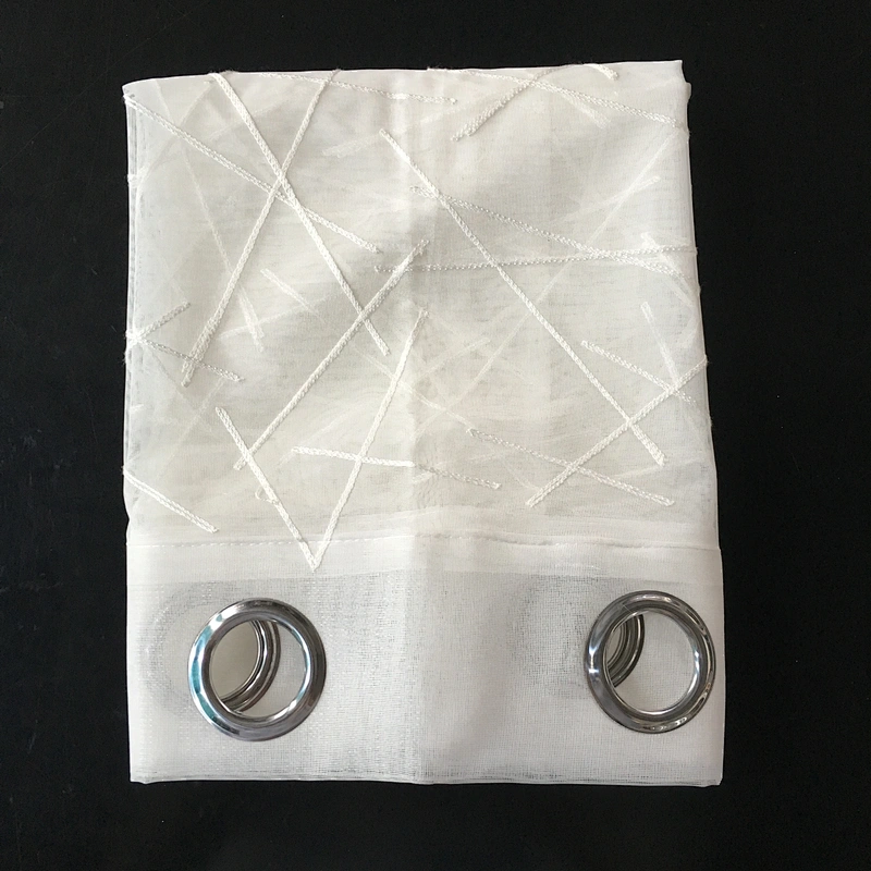 100% polyester embroidery curtain for living room curtains with good service