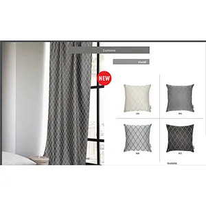 European Style 100% Polyester  Window Curtains for Living Room