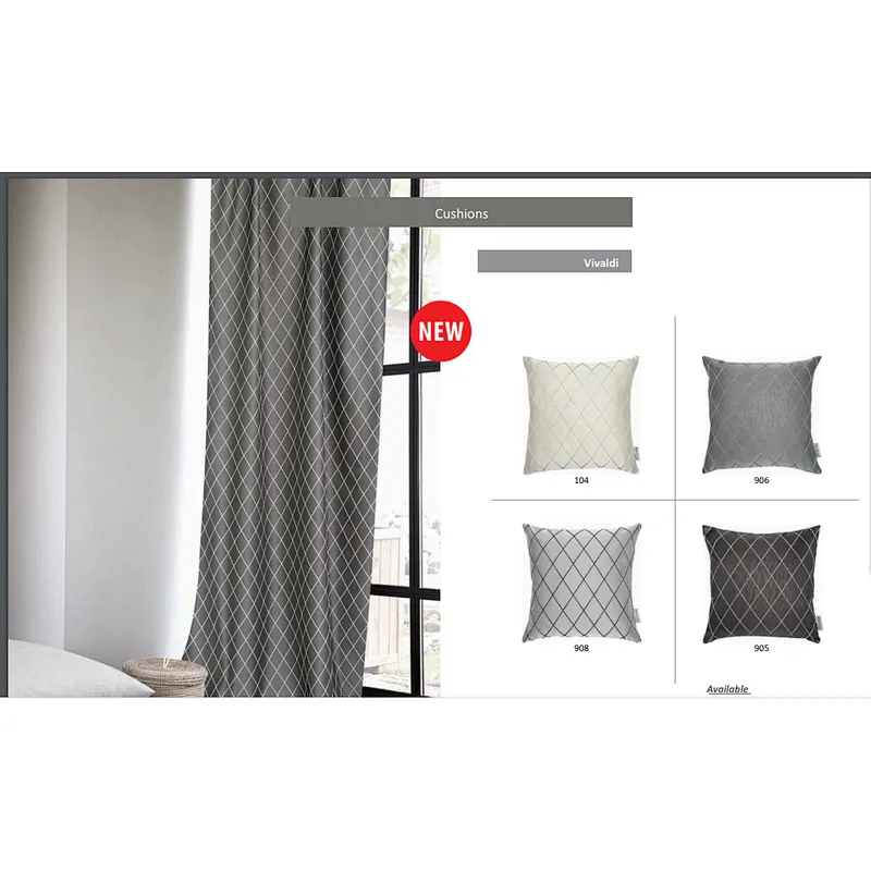 European Style 100% Polyester  Window Curtains for Living Room