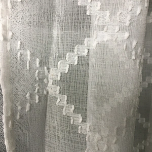 2020 geometric patterns dolly  window decorative sheer curtain