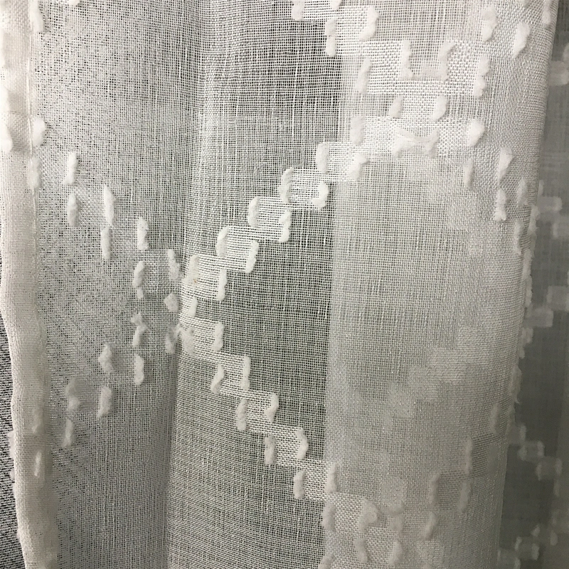 2020 geometric patterns dolly  window decorative sheer curtain