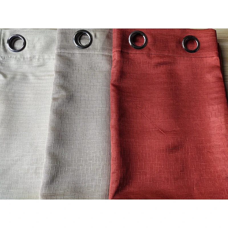 Living room acoustic curtain blackout curtain 100% polyester with high quality