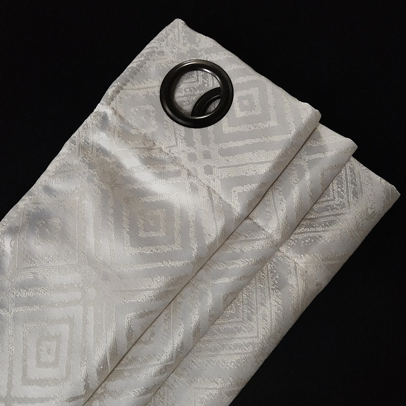 New design cheap price jacquard curtains European Curtain living room and bathroom
