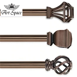 Customized resin finial curtain rod crystal curtain finial finial curtain rods with cheapest price