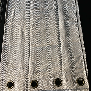 crinkle  jacquard  window curtain special patten design for window curtain
