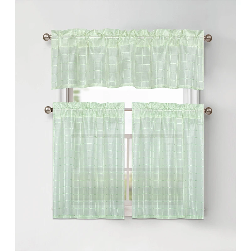 Factory made modern design kitchen curtain with competitive Price