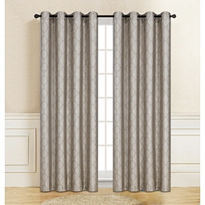 The newest woven curtain fabrics 100% polyester jacquard curtains  with good price
