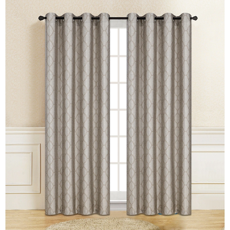 The newest woven curtain fabrics 100% polyester jacquard curtains  with good price